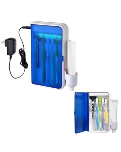 Pursonic UV Ultraviolet Family Toothbrush Sanitizer Sterilizer Cleaner with AC Adapter
