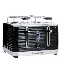 Russell Hobbs Retro Style 4 Slice Toaster in Black