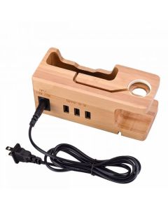 Trexonic 2 in 1 Bamboo Charging Station